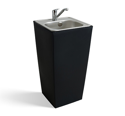 Záhradné umývadlo Lavabo Kube čierne