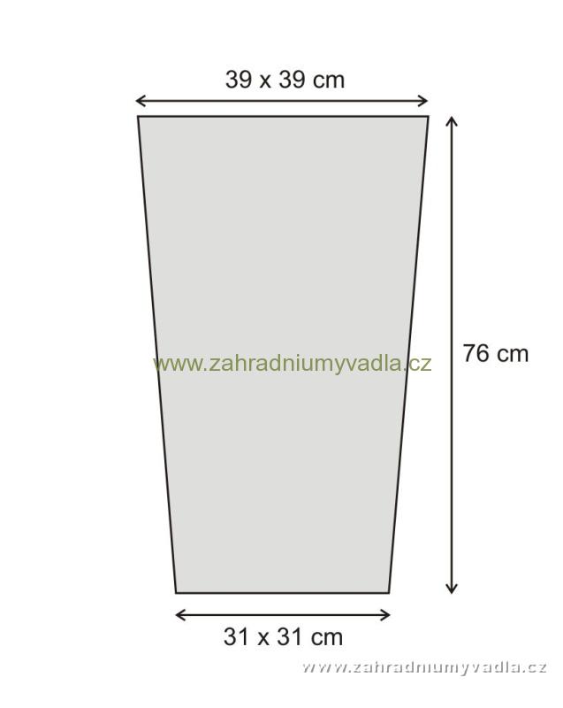 Záhradné umývadlo Lavabo Ratan tmavo hnedé